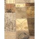 Beige Handmade Patchwork Carpet